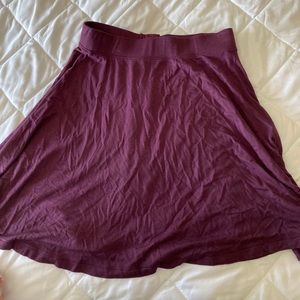 Maroon Skater Skirt